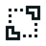 Crop SVG Icon